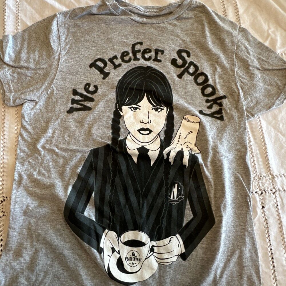 Wednesday Addams Shirt - We Prefer Kooky - Halloween - Size Small